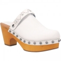 WOMEN'S DINGO DEADWOOD LEATHER SANDAL-WHITE | FREE SHIPPING