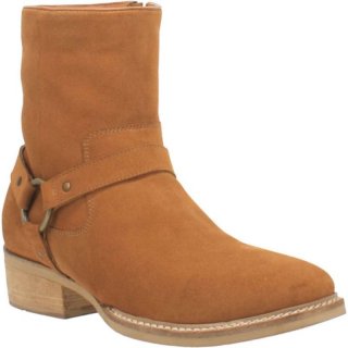 MEN'S DINGO CALGARY LEATHER BOOTIE-CAMEL | FREE SHIPPING