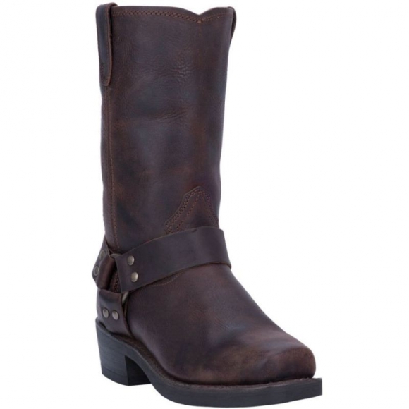 MEN'S DINGO DEAN LEATHER HARNESS BOOT-GAUCHO | FREE SHIPPING