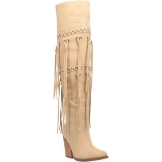 WOMEN'S DINGO WITCHY WOMAN LEATHER BOOT-SAND | FREE SHIPPING