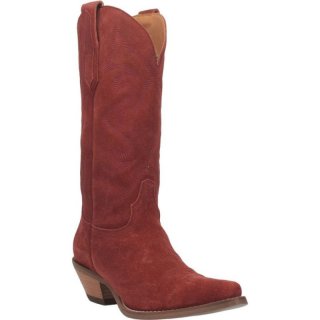 WOMEN'S DINGO OUT WEST LEATHER BOOT-CRANBERRY | FREE SHIPPING