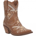 WOMEN'S DINGO PRIMROSE LEATHER BOOTIE-BEOWN | FREE SHIPPING