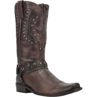 MEN'S DINGO WAR EAGLE LEATHER BOOT-BROWN | FREE SHIPPING