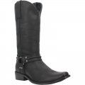 MEN'S DINGO HOMBRE LEATHER BOOT-BLACK | FREE SHIPPING