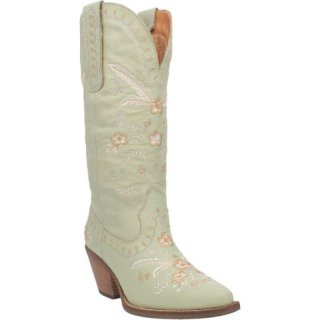 WOMEN'S DINGO FULL BLOOM LEATHER BOOT-MINT | FREE SHIPPING