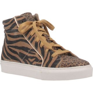 WOMEN'S DINGO CONCRETE JUNGLE LEATHER SHOE-TAN | FREE SHIPPING