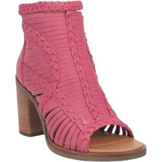 WOMEN'S DINGO JEEZY LEATHER SANDAL-FUCHSIA | FREE SHIPPING