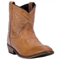 WOMEN'S DINGO WILLIE LEATHER BOOTIE-ANTIQUE TAN | FREE SHIPPING