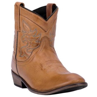 WOMEN'S DINGO WILLIE LEATHER BOOTIE-ANTIQUE TAN | FREE SHIPPING