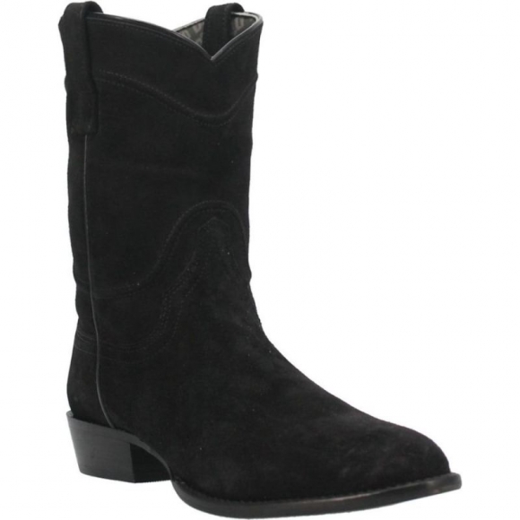 MEN'S DINGO STAMPEDE LEATHER BOOT-BLACK | FREE SHIPPING