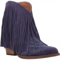 WOMEN'S DINGO TANGLES LEATHER BOOTIE-PLUM | FREE SHIPPING