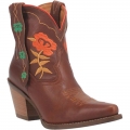 WOMEN'S DINGO PLAY PRETTY LEATHER BOOTIE-TAN | FREE SHIPPING