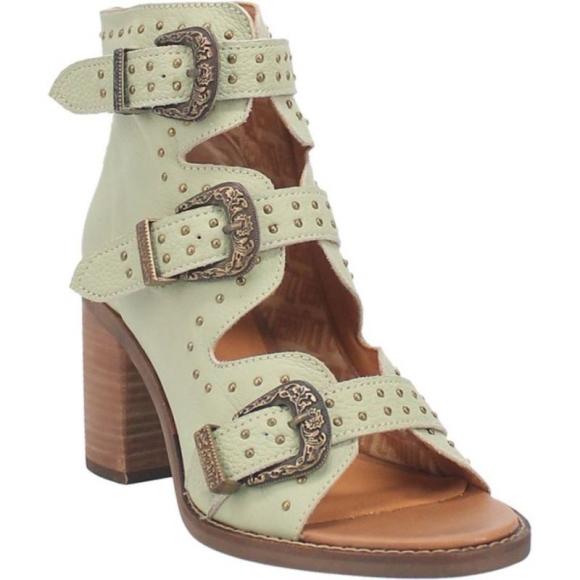 WOMEN'S DINGO ZIGGY LEATHER SANDAL-MINT | FREE SHIPPING