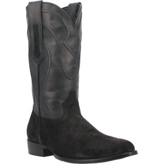 MEN'S DINGO WHISKEY RIVER LEATHER BOOT-BLACK | FREE SHIPPING