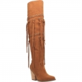 WOMEN'S DINGO WITCHY WOMAN LEATHER BOOT-WHISKEY | FREE SHIPPING
