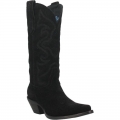 WOMEN'S DINGO OUT WEST LEATHER BOOT-BLACK | FREE SHIPPING
