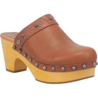 WOMEN'S DINGO DEADWOOD LEATHER SANDAL-TAN | FREE SHIPPING