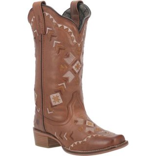 WOMEN'S DINGO MESA LEATHER BOOT-TAN | FREE SHIPPING