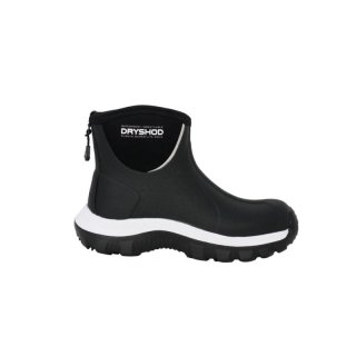 Dryshod Boots Men's Evalusion Ankle Boot Black/White | Quick Ship