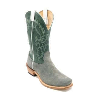 Fenoglio Hot Sell Men's Grey Eagle Roughout w/ Green Mexkite Style No. 00101739 Fenoglio Hot Sell Men's Grey Eagle Roughout w/ Green Mexkite Style No. 00101739