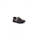 New Arrivals Ferrini Women's Cowhide Print Loafer-Black