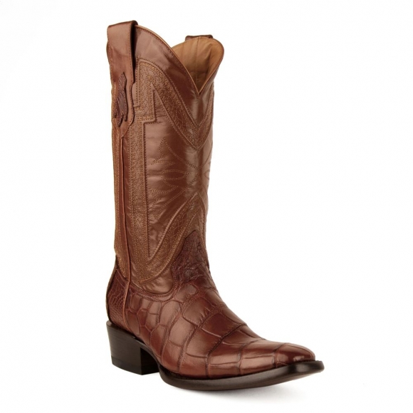 New Arrivals Ferrini Men's Stallion - American Alligator-Cognac New Arrivals Ferrini Men's Stallion - American Alligator-Cognac