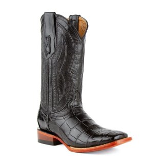 New Arrivals Ferrini Men's Stallion - American Alligator-Black New Arrivals Ferrini Men's Stallion - American Alligator-Black