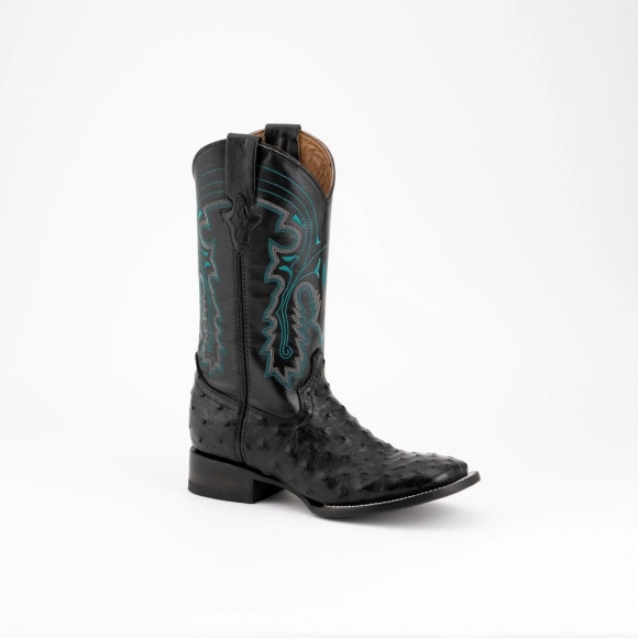 New Arrivals Ferrini Colt - Men's Full Quill Ostrich-Black New Arrivals Ferrini Colt - Men's Full Quill Ostrich-Black