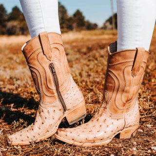 FREEBIRD STYLISH OUTLET WOMEN'S WARRICK-BEIGE OSTRICH MULTI | STYLISH OUTLET
