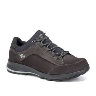 HANWAG WOMEN'S BANKS LOW BUNION LADY GTX-Asphalt/Mint