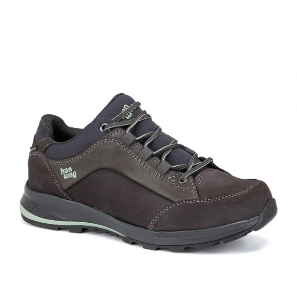 HANWAG WOMEN'S BANKS LOW BUNION LADY GTX-Asphalt/Mint