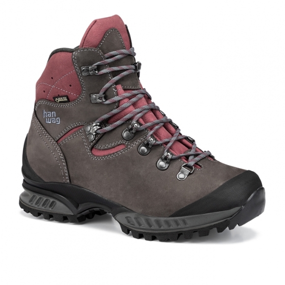 HANWAG WOMEN'S TATRA II LADY GTX-Asphalt/Dark Garnet