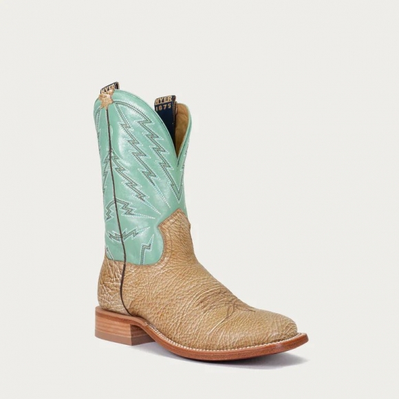 LATEST HYER BOOTS MEN'S HAZELTON - Tan/Mint LATEST HYER BOOTS MEN'S HAZELTON - Tan/Mint