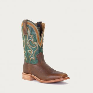 LATEST HYER BOOTS MEN'S EASTON - Brown/Green LATEST HYER BOOTS MEN'S EASTON - Brown/Green