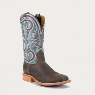 LATEST HYER BOOTS MEN'S CODELL - Chocolate/Denim LATEST HYER BOOTS MEN'S CODELL - Chocolate/Denim