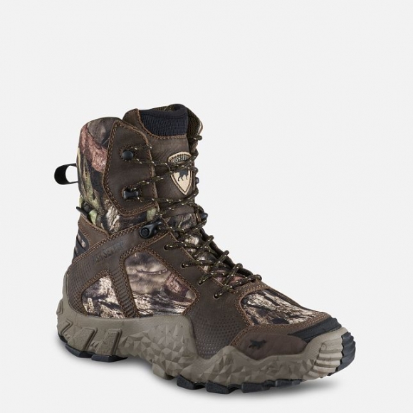 IRISH SETTER | VAPRTREK-WOMEN'S 8-INCH WATERPROOF LEATHER INSULATED MOSSY OAK CAMO BOOT | STYLISH OUTLET