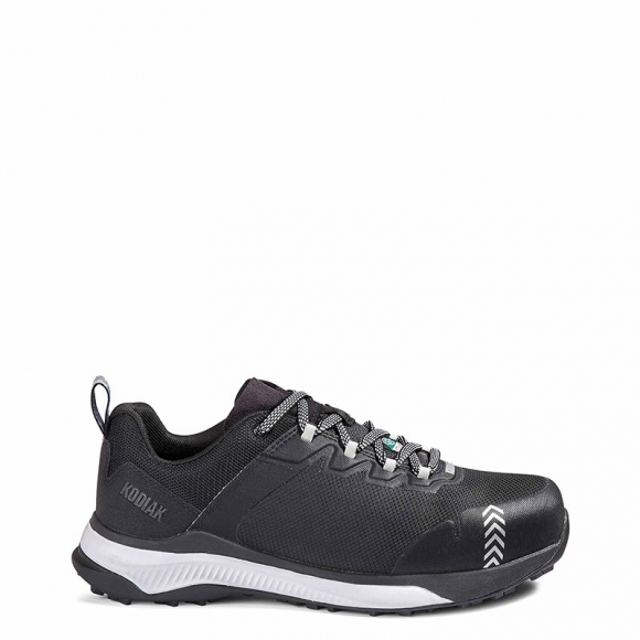 KODIAK WOMEN'S QUICKTRAIL LOW NANO COMPOSITE TOE ATHLETIC SAFETY WORK SHOE-Black | NEW ARRIVALS