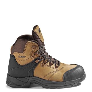 KODIAK MEN'S JOURNEY WATERPROOF COMPOSITE TOE HIKER SAFETY WORK BOOT-Brown | NEW ARRIVALS