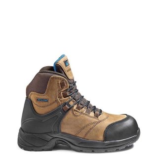 KODIAK WOMEN'S JOURNEY WATERPROOF COMPOSITE TOE HIKER SAFETY WORK BOOT-Brown | NEW ARRIVALS