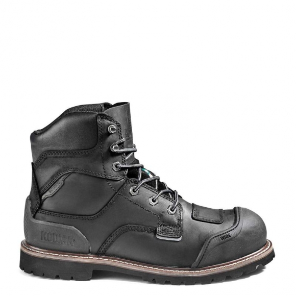 KODIAK MEN'S GENERATIONS WIDEBODY 6" WATERPROOF COMPOSITE TOE SAFETY WORK BOOT-Black | NEW ARRIVALS