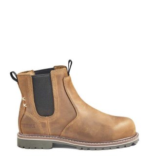 KODIAK WOMEN'S BRALORNE COMPOSITE TOE CHELSEA SAFETY WORK BOOT-Brown | NEW ARRIVALS