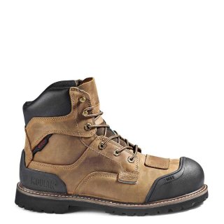 KODIAK MEN'S GENERATIONS WIDEBODY 6" WATERPROOF COMPOSITE TOE SAFETY WORK BOOT-Brown | NEW ARRIVALS