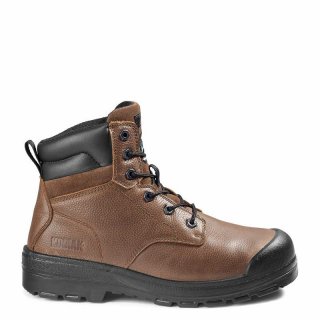 KODIAK MEN'S GREB 6" STEEL TOE SAFETY WORK BOOT-Brown | NEW ARRIVALS