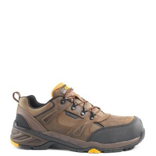 KODIAK MEN'S RAPID WATERPROOF COMPOSITE TOE HIKER SAFETY WORK SHOE-Medium Brown | NEW ARRIVALS