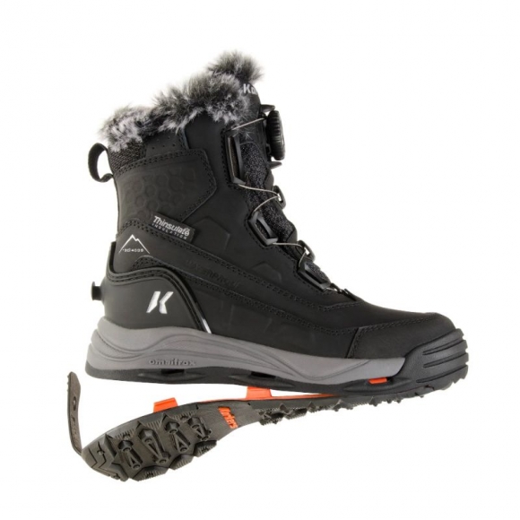 KORKERS PROMOTION WOMEN'S SNOWMAGEDDON BOA-Black