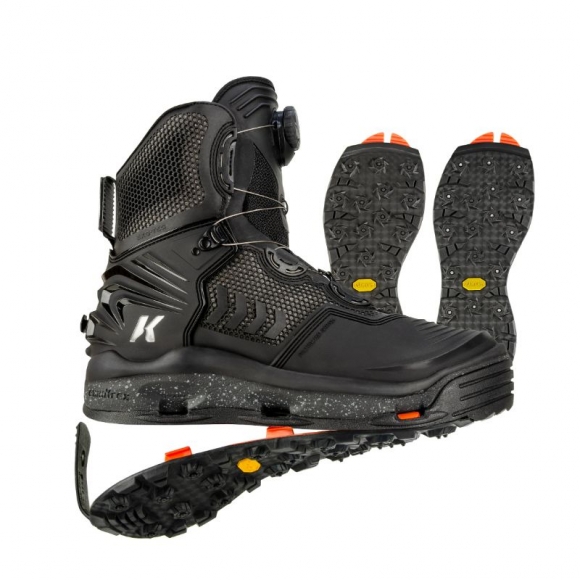 KORKERS PROMOTION MEN'S RIVER OPS BOA-VIBRAM XS TREK & STUDDED XS TREK SOLES