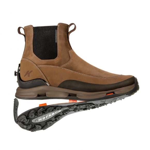 KORKERS PROMOTION MEN'S ALPINE CHELSEA-TRAILTRAC SOLE-Brown KORKERS PROMOTION MEN'S ALPINE CHELSEA-TRAILTRAC SOLE-Brown