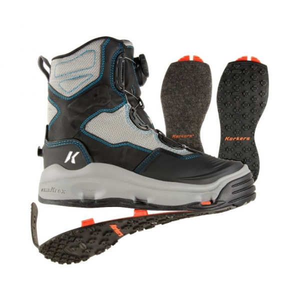 KORKERS PROMOTION WOMEN'S DARKHORSE-FELT & KLING-ON SOLES