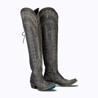LANE | WOMEN'S LEXINGTON OTK-Distressed Jet Black