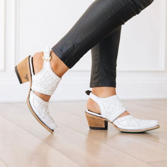 LANE | WOMEN'S ROBIN MULE-Matte White